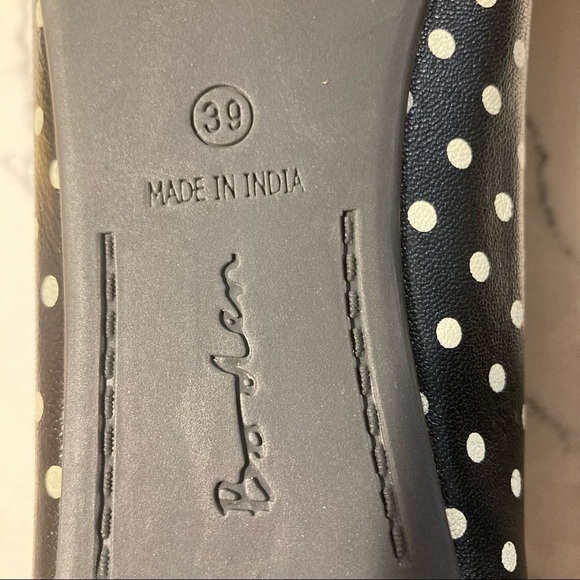 BODEN Sz 39 Polka Dot Slip  On Ballet Ballerina Style Flats Shoes - Picture 6 of 9